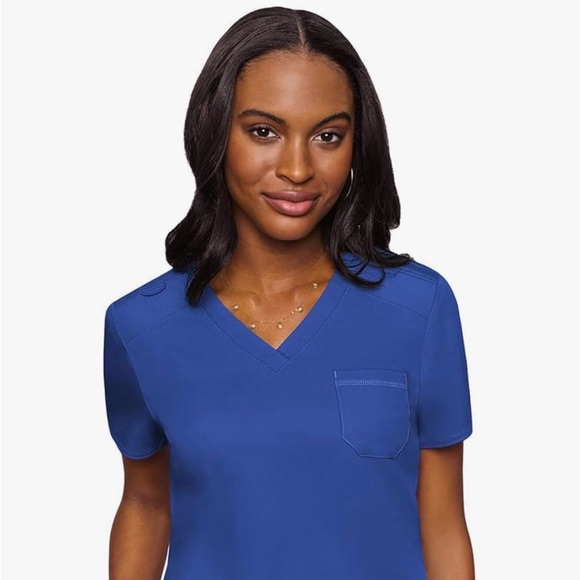 Womens Med Couture Navy scrub set - Picture 8 of 9